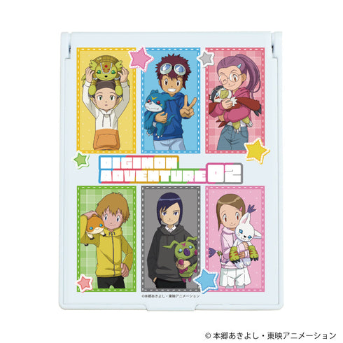 『デジモンアドベンチャー02』デカキャラミラー07/コマ割りデザイン ぬいぐるみver.(描き下ろしイラスト)